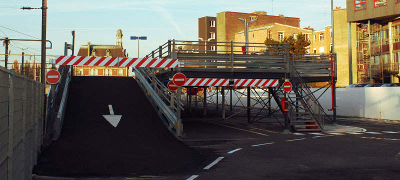 Modular, prefabricated parking deck, Valenciennes