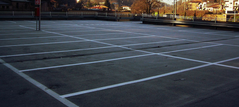 Modular, prefabricated parking deck, Valmontone