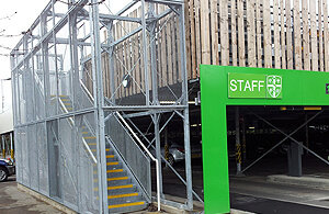 External aesthetic cladding for the Fast Park System Parking Lots