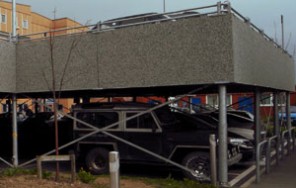 Prefabricated parking deck, Rowan House, Stockport, United Kingdom