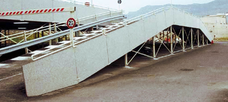 Modular, prefabricated parking, Palermo via Pietro Nenni