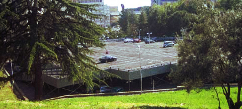 Modular parking deck Policlinico “A. Gemelli” P5, Rome