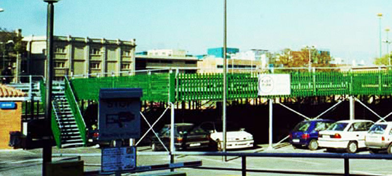 Prefabricated single story parking deck, Tarragona