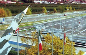 Modular parking deck, Airport Caproni, Trento, Italy