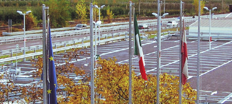 Parking aérien modulaire, Aeroporto G. Caproni, Trento