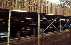 Modular, prefabricated parking in Luton, United Kingdom