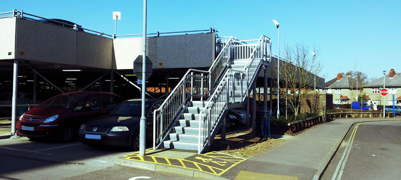 Modular parking deck, Southampton General Hospital