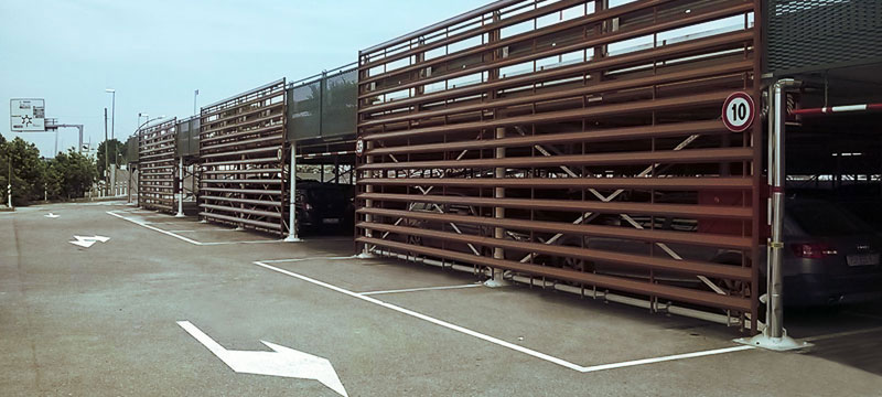 Modular, prefabricated Parking Deck in Treviso